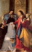 Maino, Juan Bautista del The Virgin Appears to a Dominican Monk in Seriano Spain oil painting artist